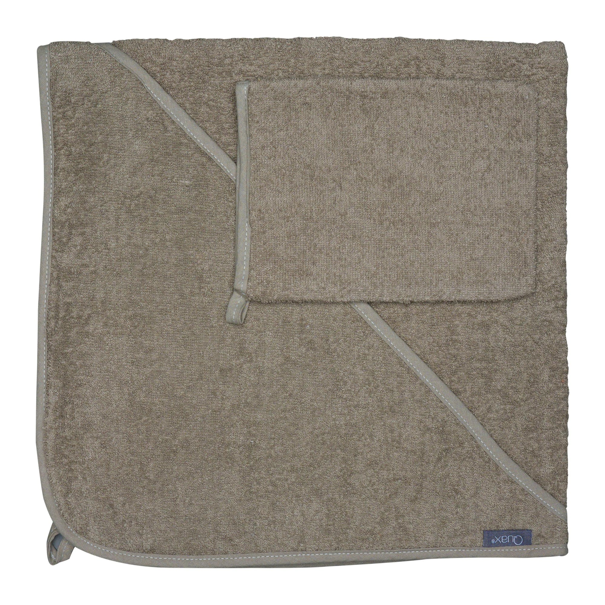 FORSALA - Handklæði með hettu og þvottapoki