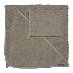 FORSALA - Handklæði með hettu og þvottapoki