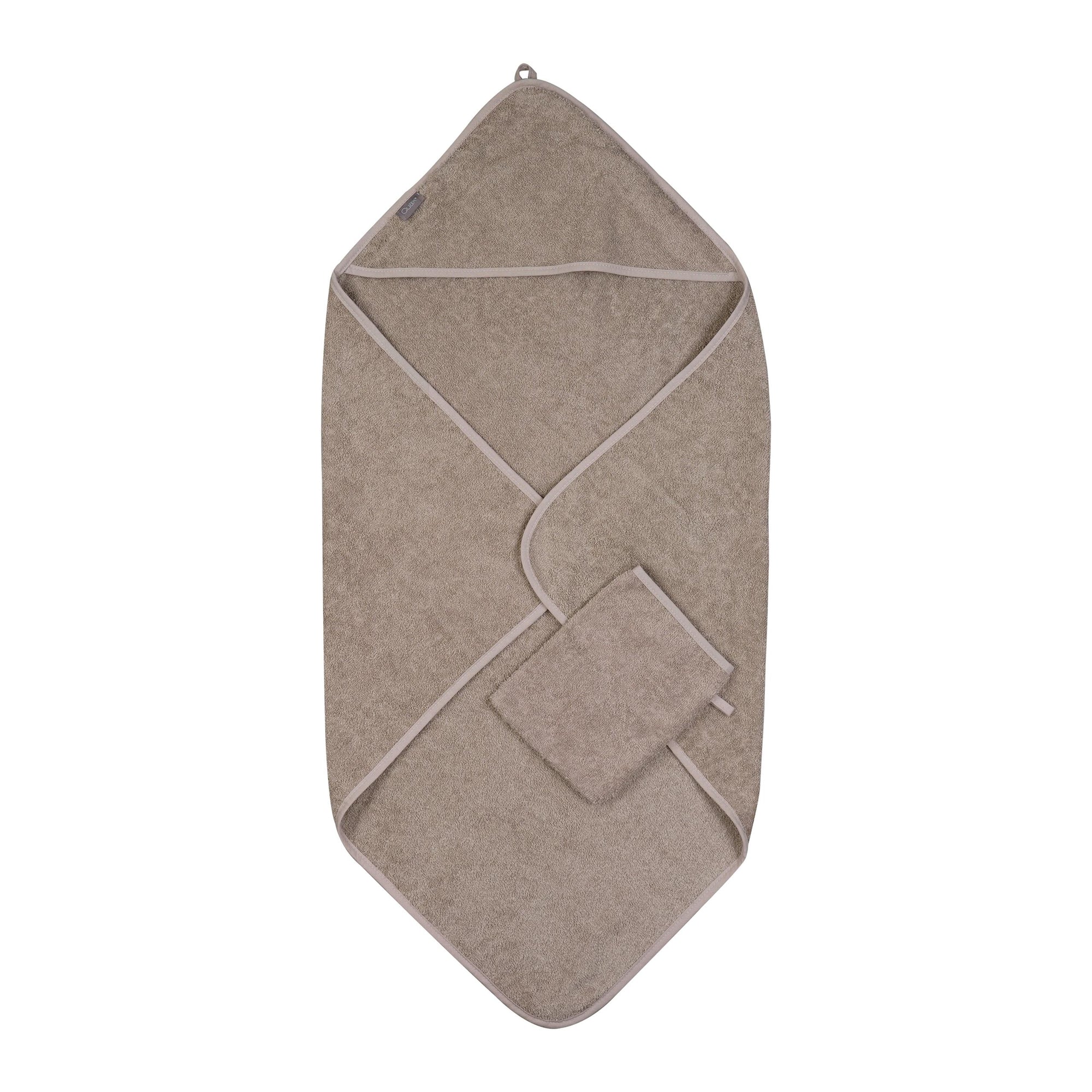 FORSALA - Handklæði með hettu og þvottapoki