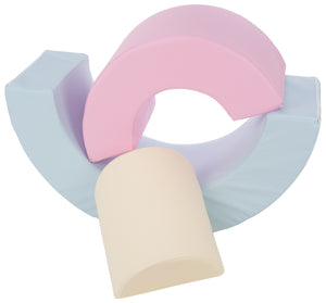Regnboga kubbar Pastel