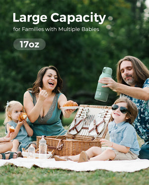 Brjóstamjólkur og vatns Ferðahitari - Superfast Portable Breast Milk & Water Warmer for Travel