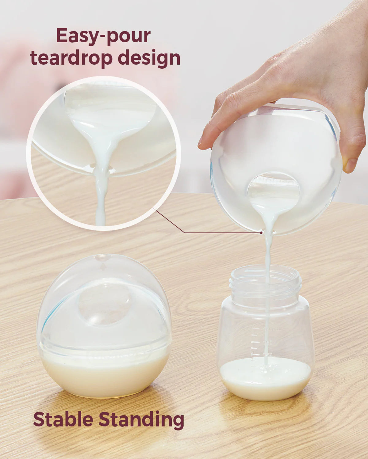 Mjólkursafnari 2stk - Momcozy Breast Milk Collector