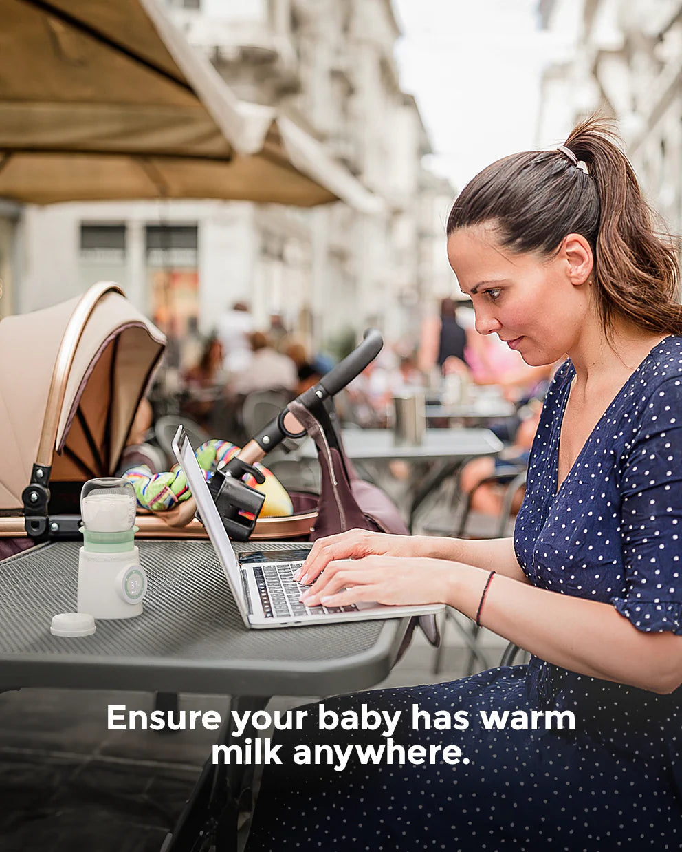 Ferða Pelahitari - Cordless Portable Baby Bottle Warmer for Travel