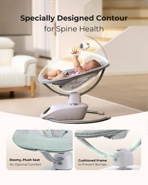 Momcozy Ömmustóll - Momcozy CocoSway 3D-Motion Electric Baby Swing