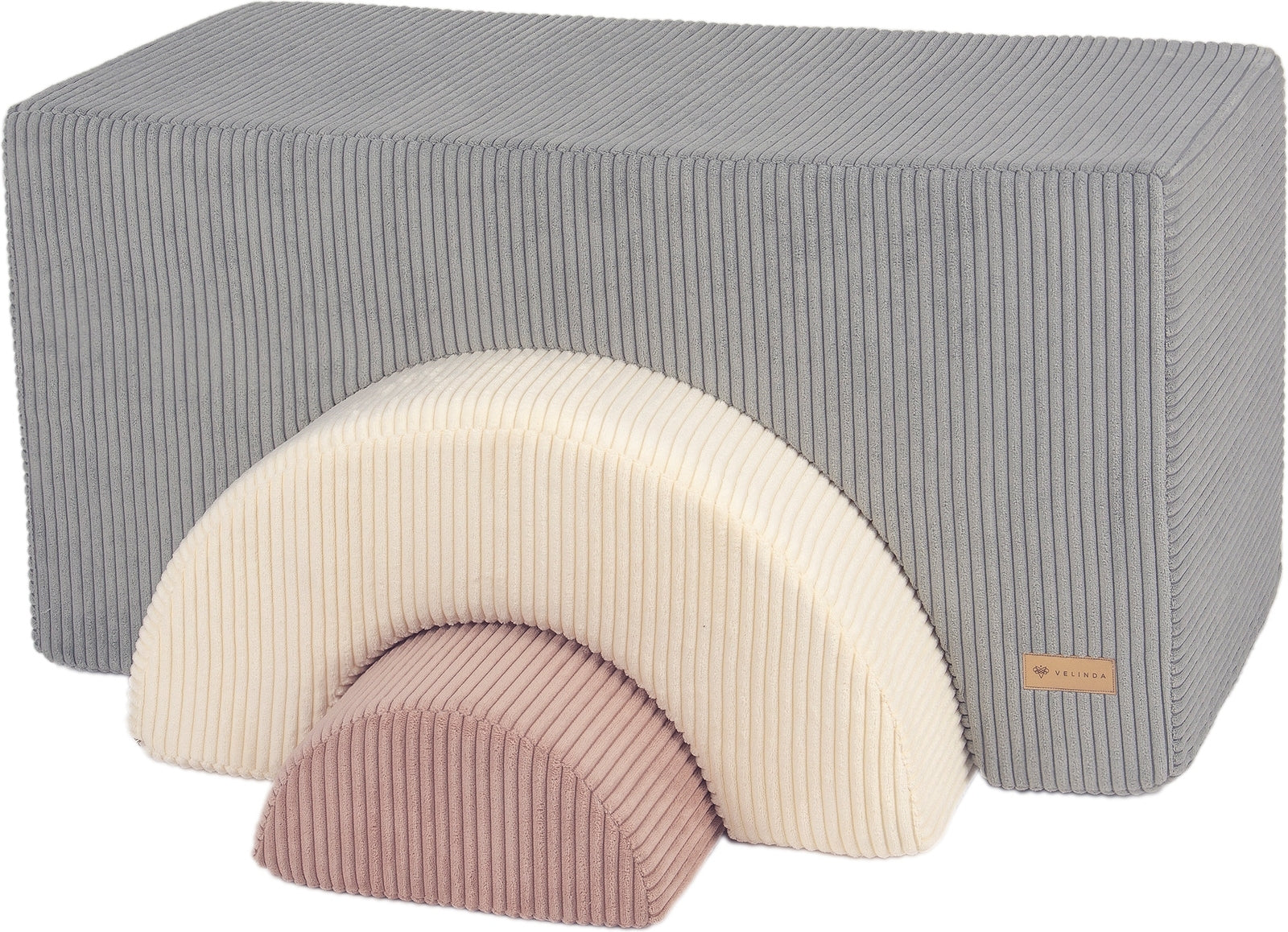 Corduroy Regnboga Kubbar