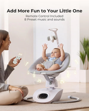 Momcozy Ömmustóll - Momcozy CocoSway 3D-Motion Electric Baby Swing