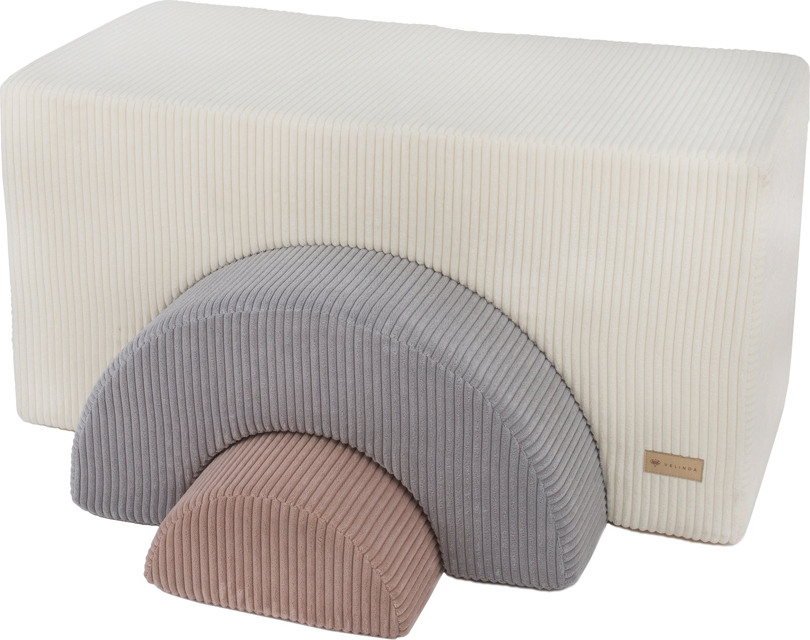 Corduroy Regnboga Kubbar