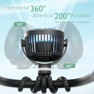 Vifta á kerru -Momcozy Portable Stroller Fan