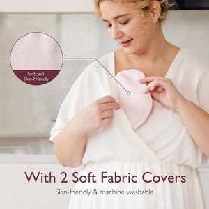 Momcozy Larger Breast Therapy Packs - hita og kælimeðferð, 2 stk., bleikir