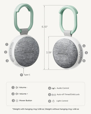 White noise tæki - Momcozy Portable Sound Machine