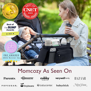 Momcozy Universal Kerrutaska - Momcozy Universal Stroller Organizer with Cup Holders