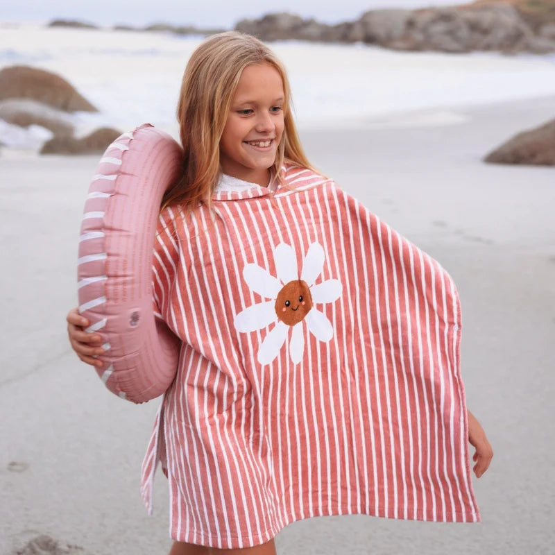 Handklæði með hettu - Daisy Flower