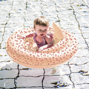 Sundkútur með sæti - Old Pink Leopard