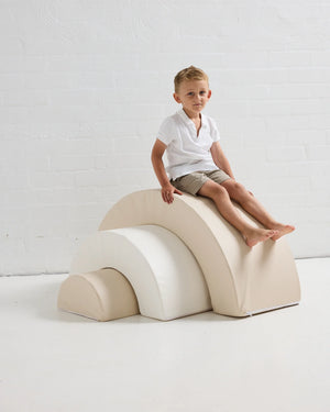 Regnboga kubbar Beige
