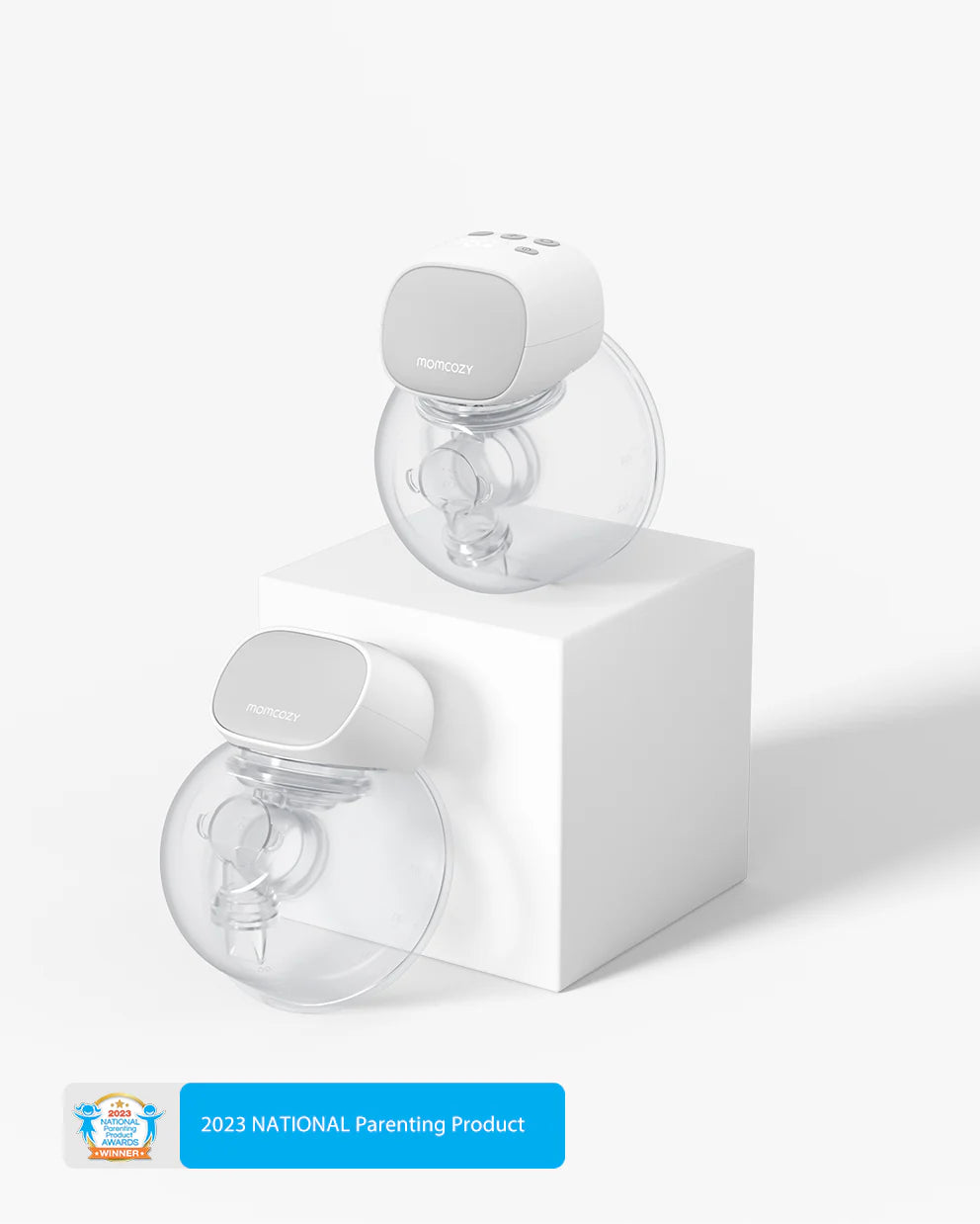 S9 Pro Double Handfrjáls brjóstapumpa - Momcozy S9 Pro Wearable Breast Pump Grey Double Packs