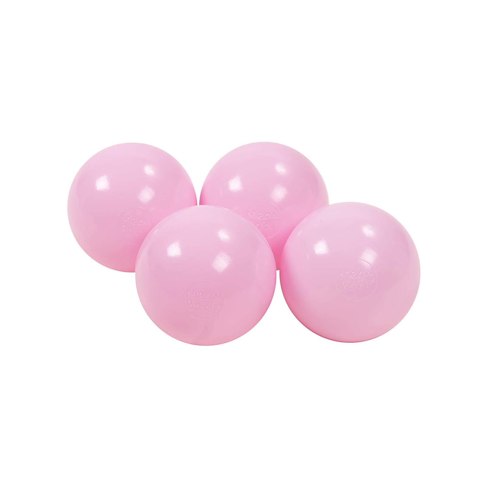 Pastel Bleikir plastboltar 50 stk frá MeowBaby