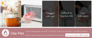 Momcozy Larger Breast Therapy Packs - hita og kælimeðferð, 2 stk., bleikir
