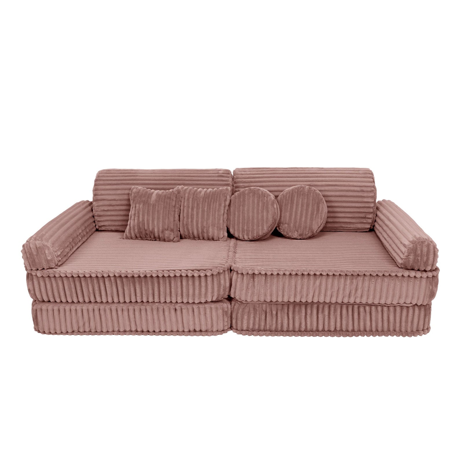 Modular Churros Leiksófi - Ruby Chocolate Pink