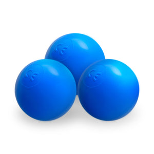 Dökk bláir plastboltar 50 stk frá Plush nest