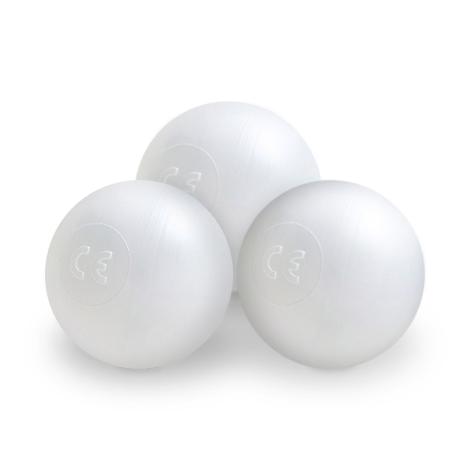 Perlu hvítir plastboltar 50 stk frá Plush nest