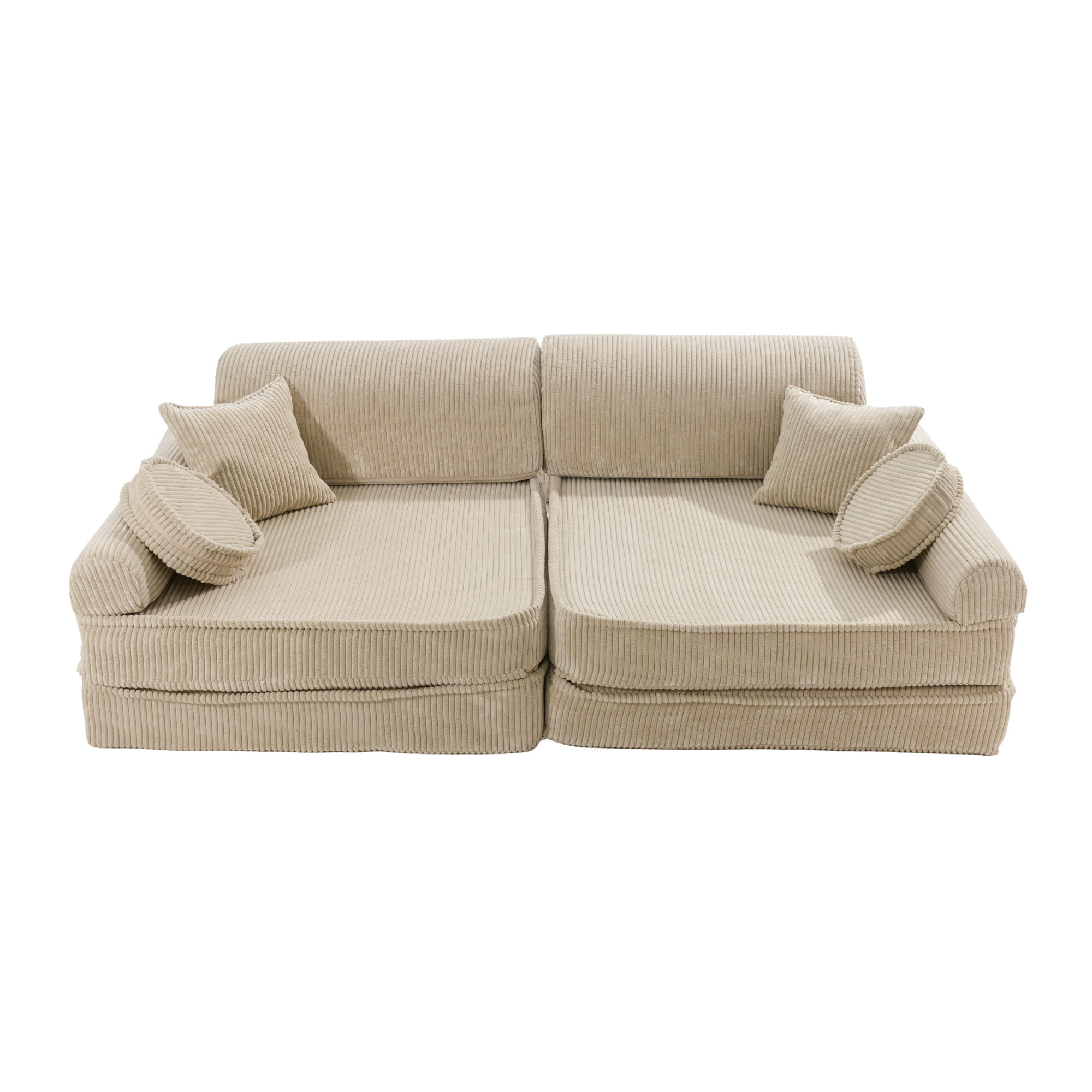 Premium Corduroy Leiksófi Beige