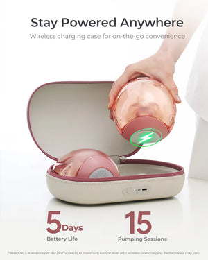 Air 1 Ultra-slim Handfrjáls brjóstapumpa - Momcozy Air 1 Ultra-slim Breast Pump