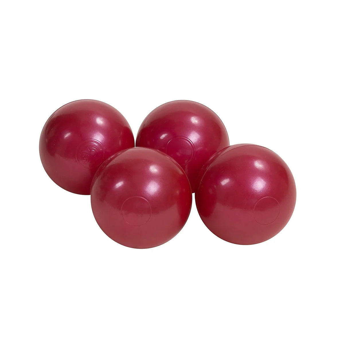 Burgundy Pearl plastboltar 50 stk frá MeowBaby