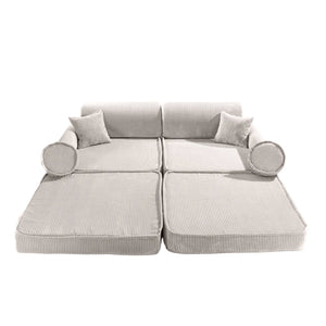 Premium Corduroy Leiksófi Ecru