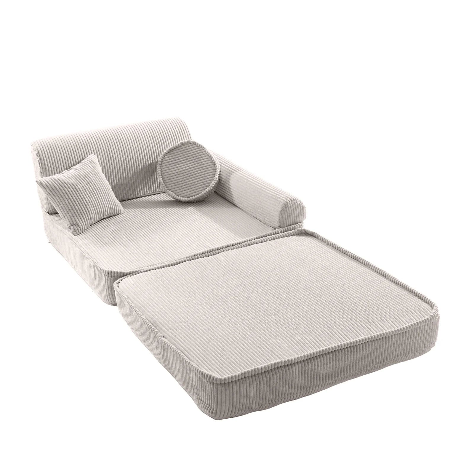 Premium Corduroy Leiksófi Ecru