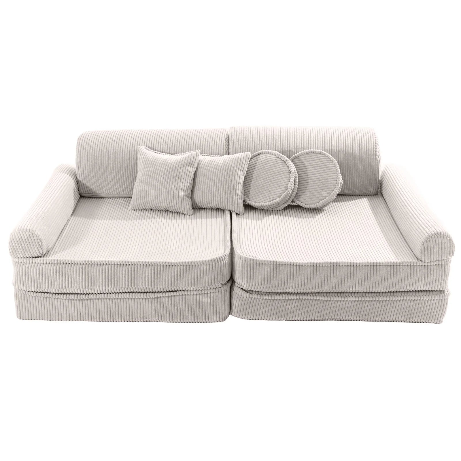 Premium Corduroy Leiksófi Ecru