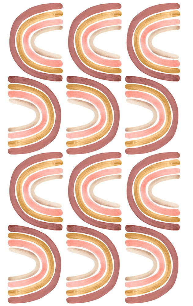 Regnbogi Dusty Pink Litlir 12stk