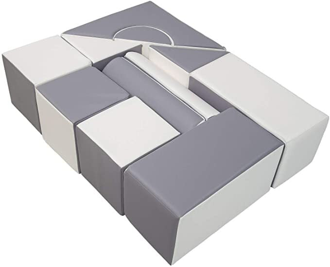 Kastala kubbar Grátt/Hvítt