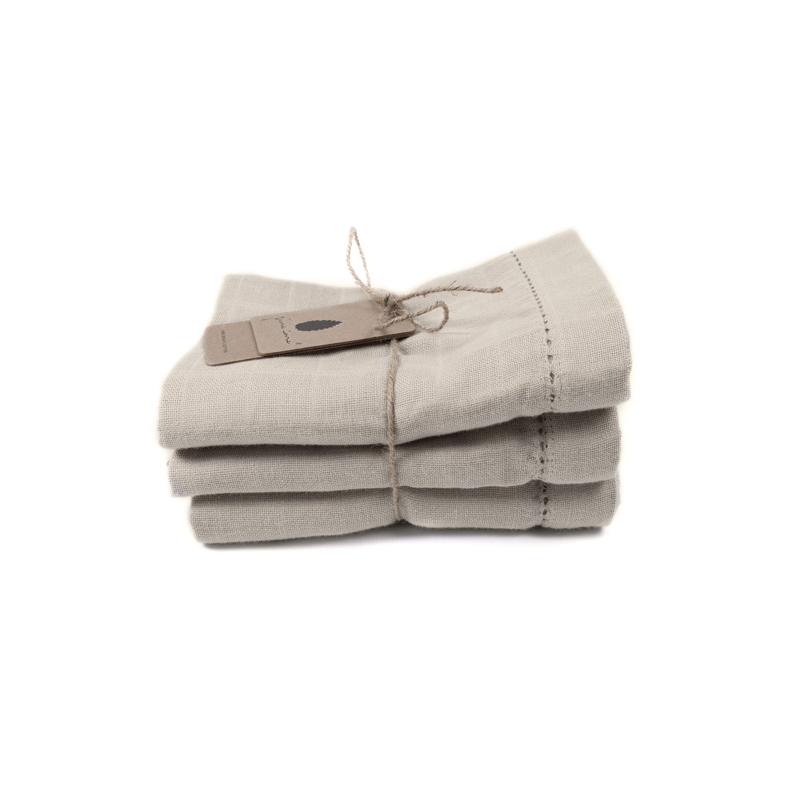 Taubleyjur Muslin Cloth 3 pack Oatmeal