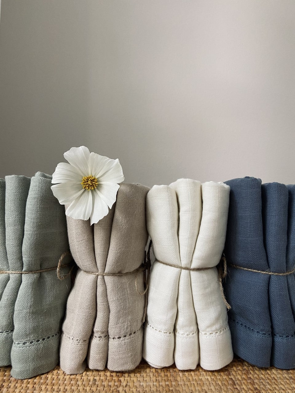 Taubleyjur Muslin Cloth 3 pack Cloud