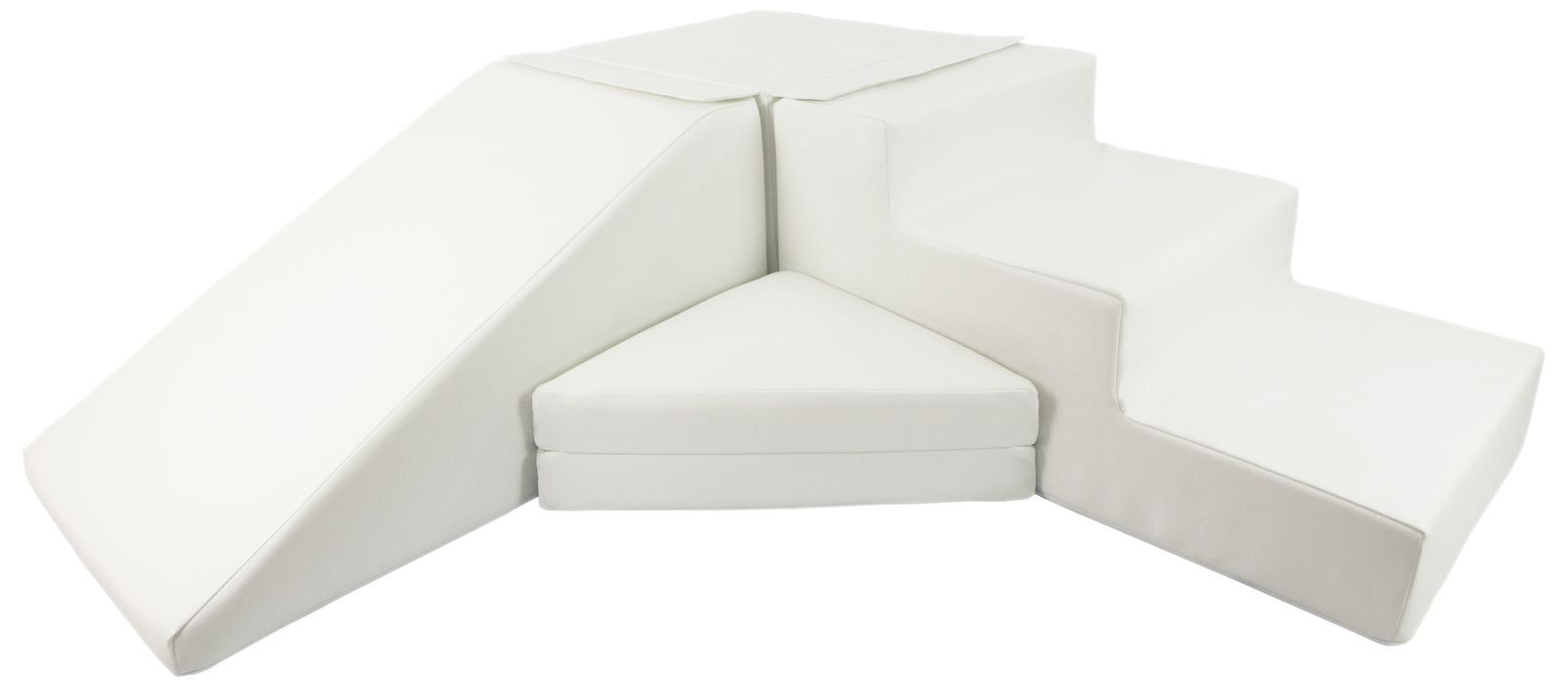 Slide and step kubbar Hvítt